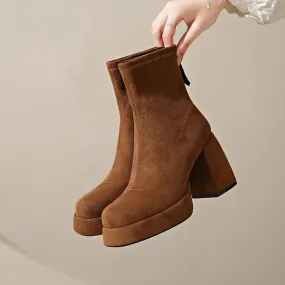 Stella Suede Ankle Boots