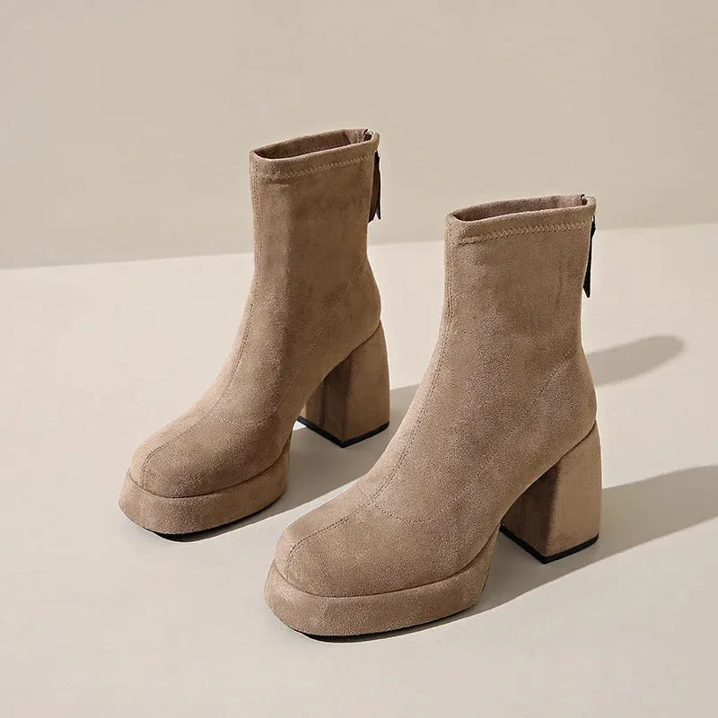 Stella Suede Ankle Boots