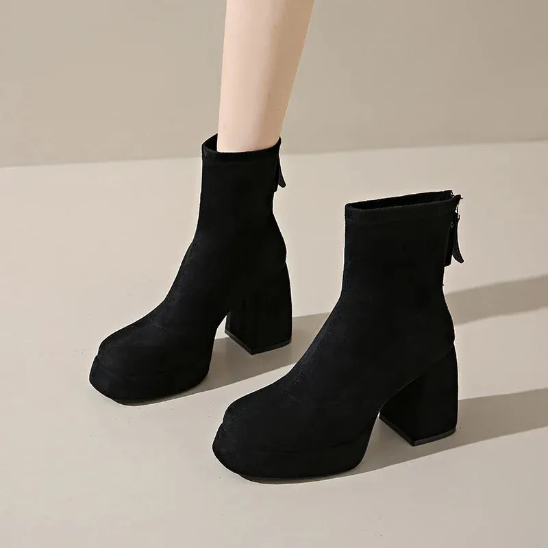 Stella Suede Ankle Boots