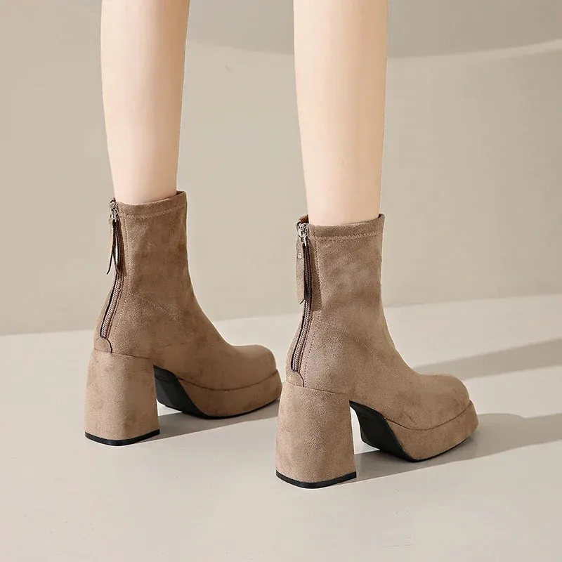 Stella Suede Ankle Boots