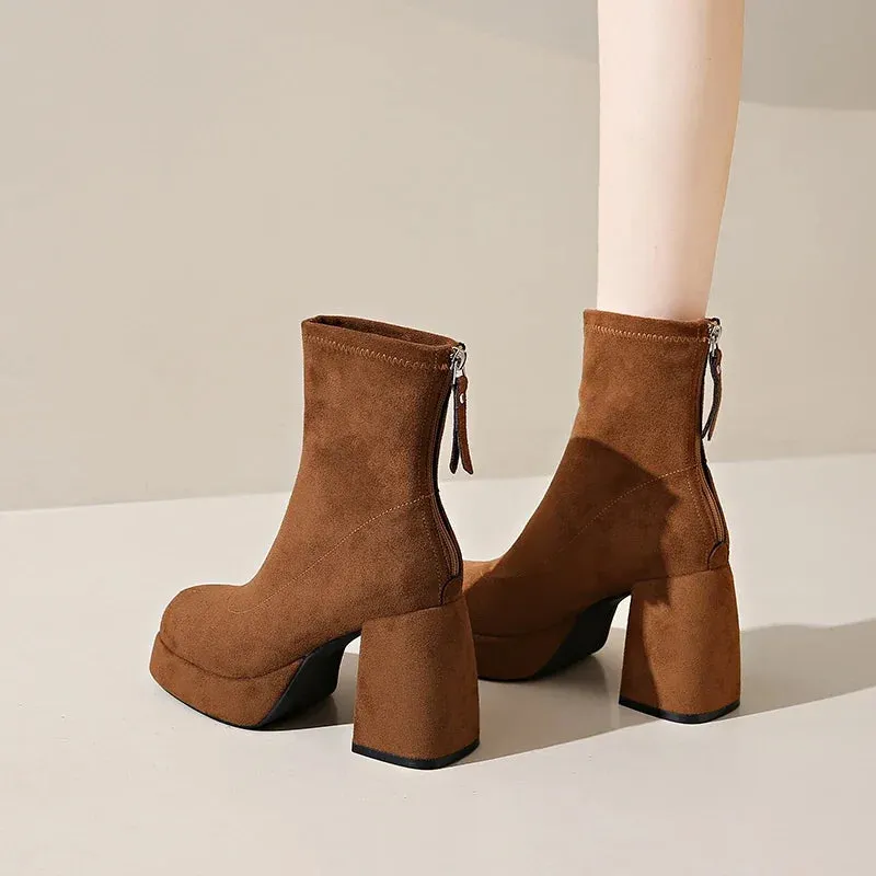 Stella Suede Ankle Boots