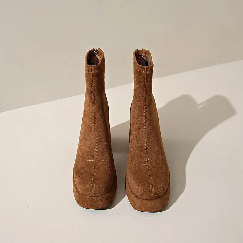 Stella Suede Ankle Boots