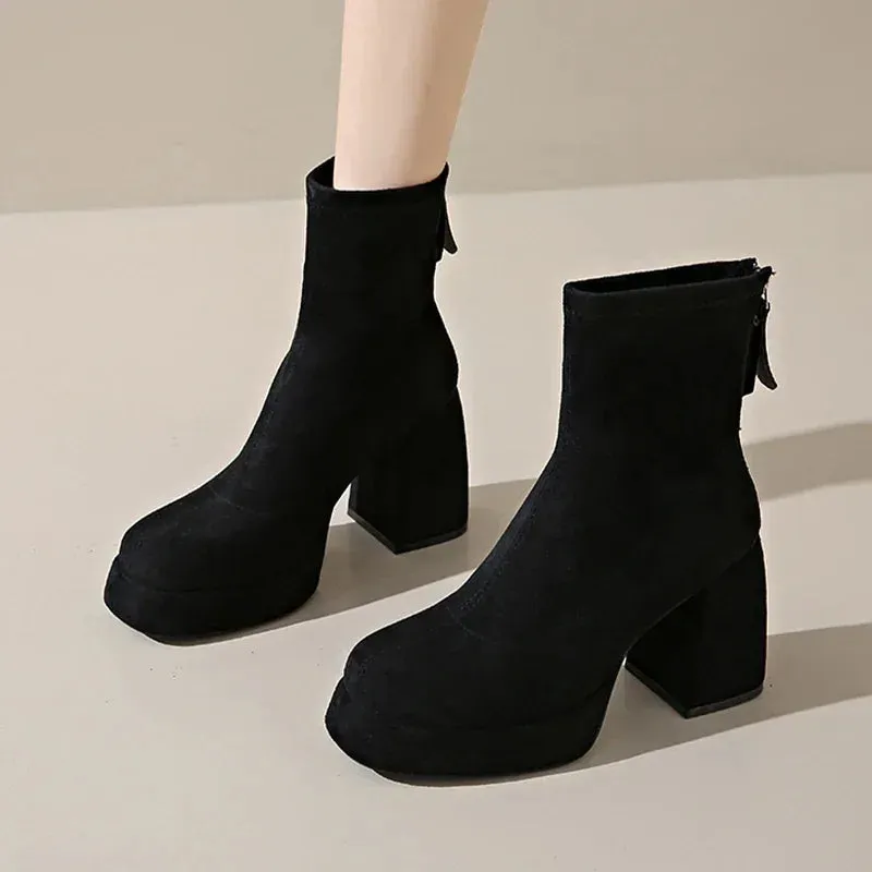 Stella Suede Ankle Boots