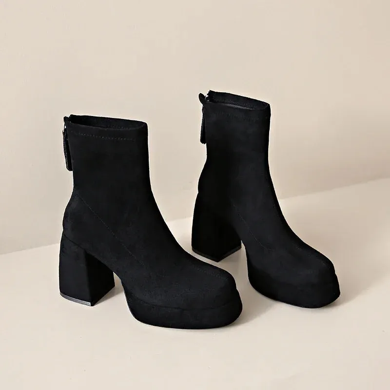 Stella Suede Ankle Boots