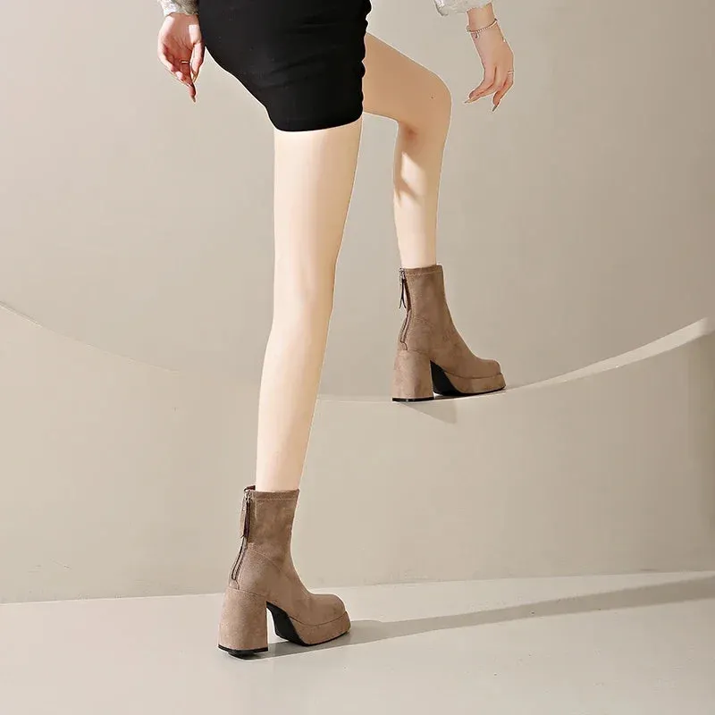 Stella Suede Ankle Boots