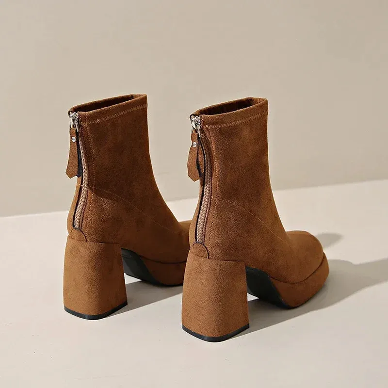 Stella Suede Ankle Boots