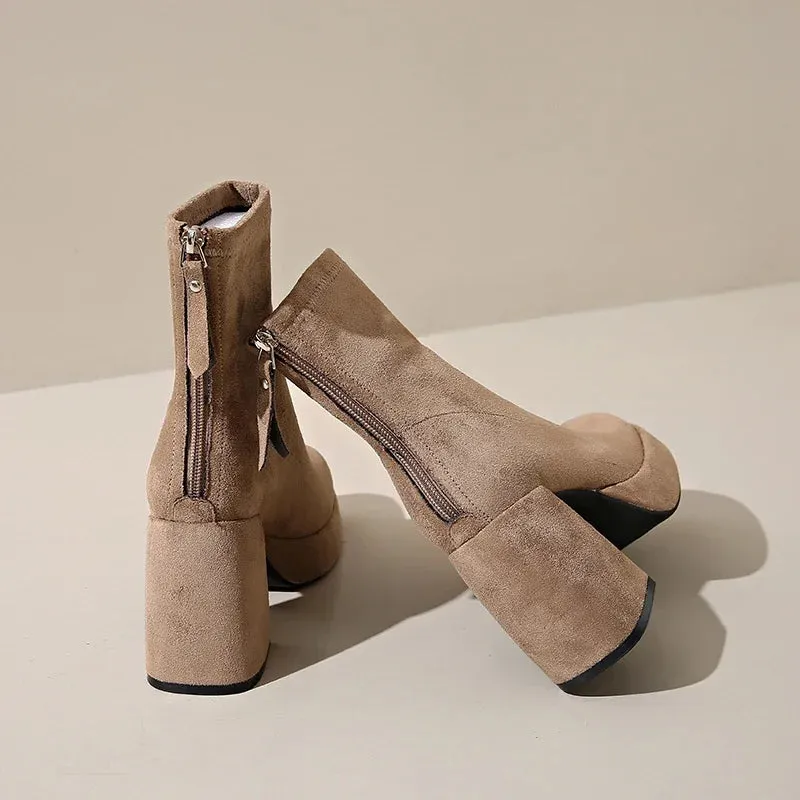 Stella Suede Ankle Boots