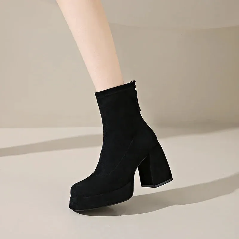 Stella Suede Ankle Boots