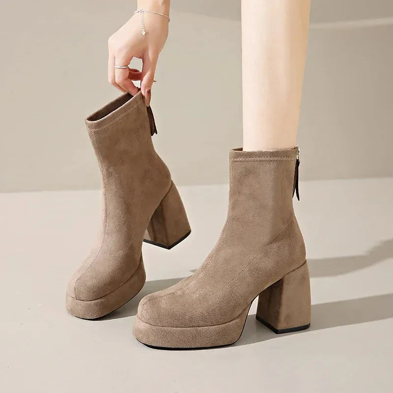Stella Suede Ankle Boots