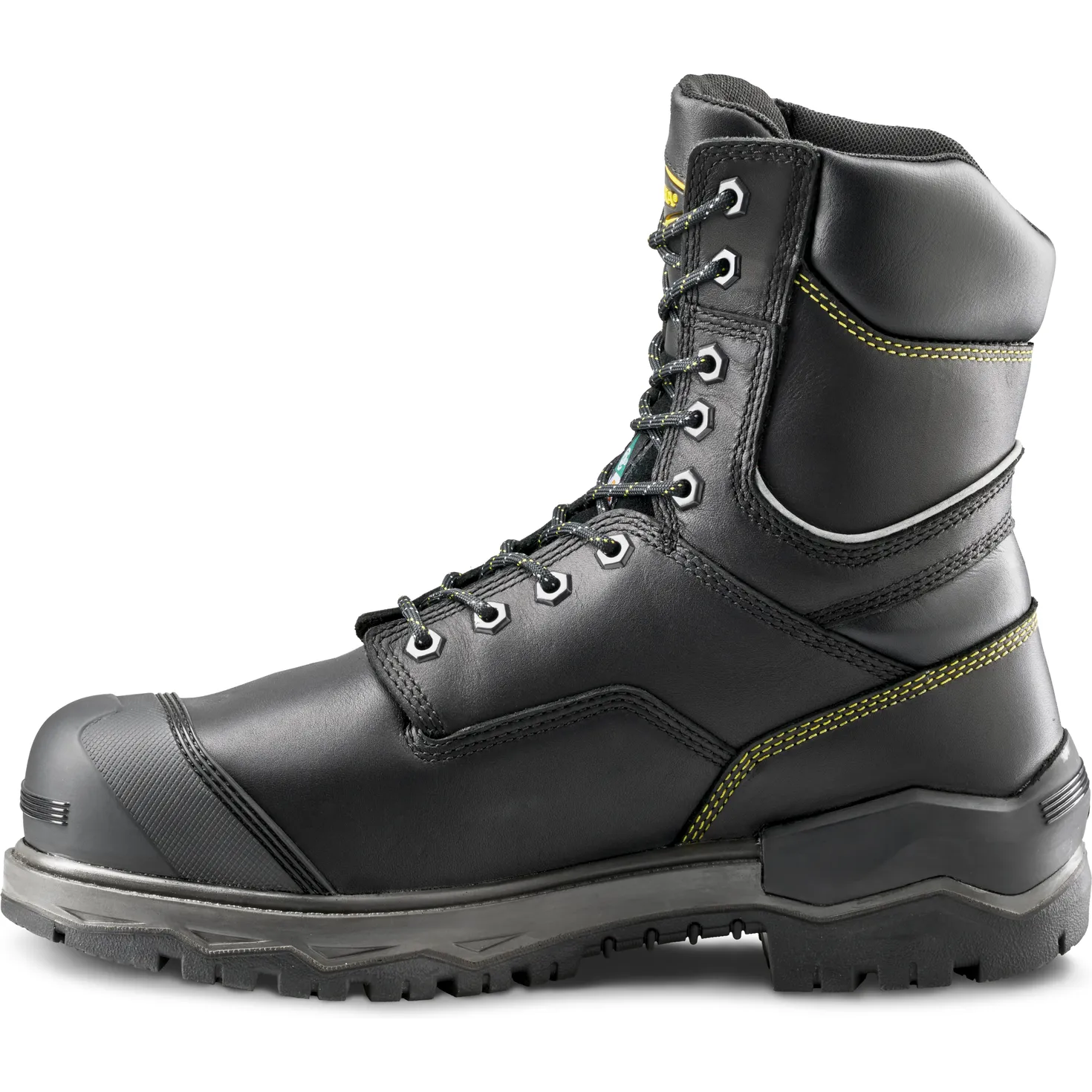 Terra Men's Gantry 8" Comp Toe WP Met Guard Safety Work Boot- Black- 839CBK