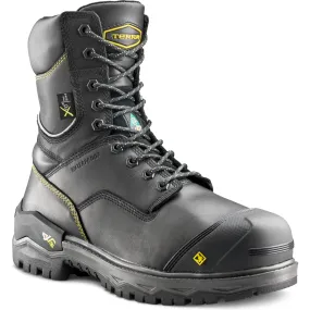Terra Men's Gantry 8" Comp Toe WP Met Guard Safety Work Boot- Black- 839CBK