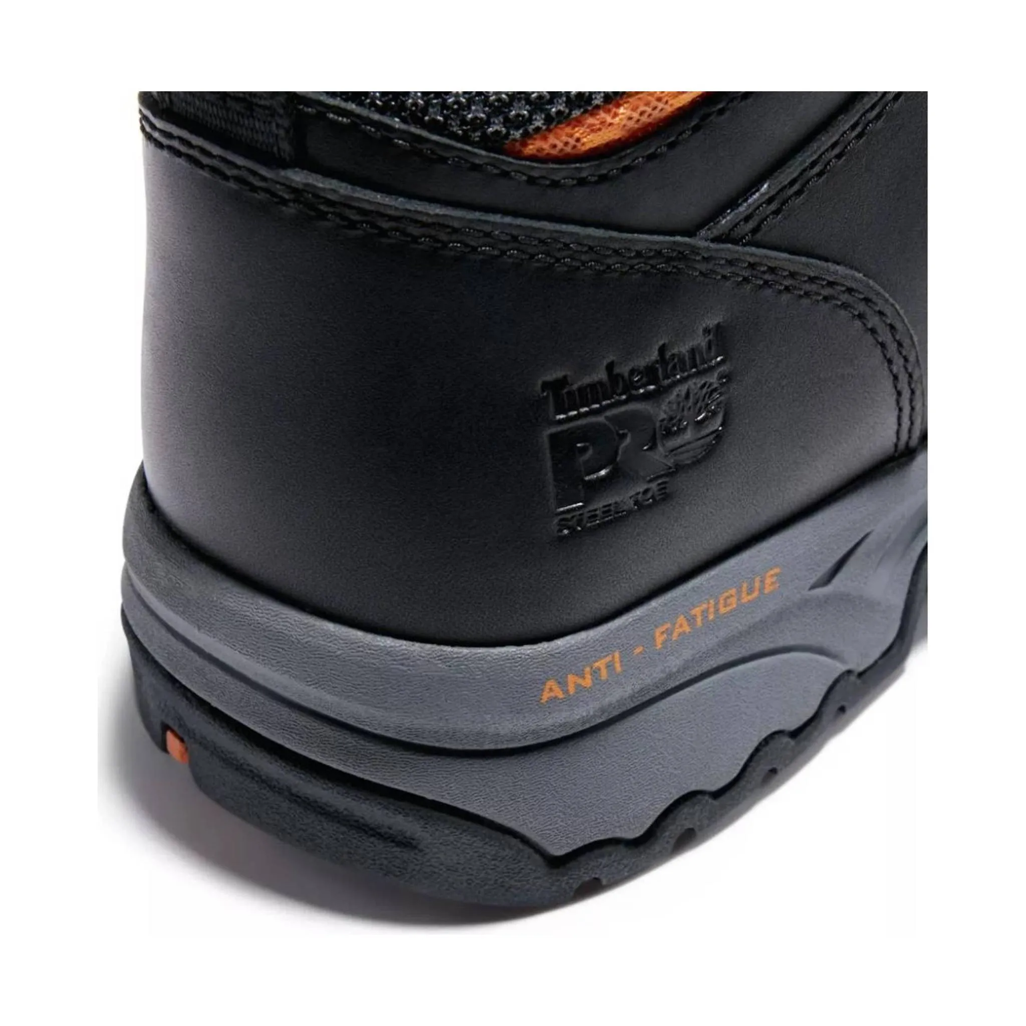 Timberland Pro Men's Band Saw 6 Inch Steel Toe Work Boot - Black Full-Grain Leather