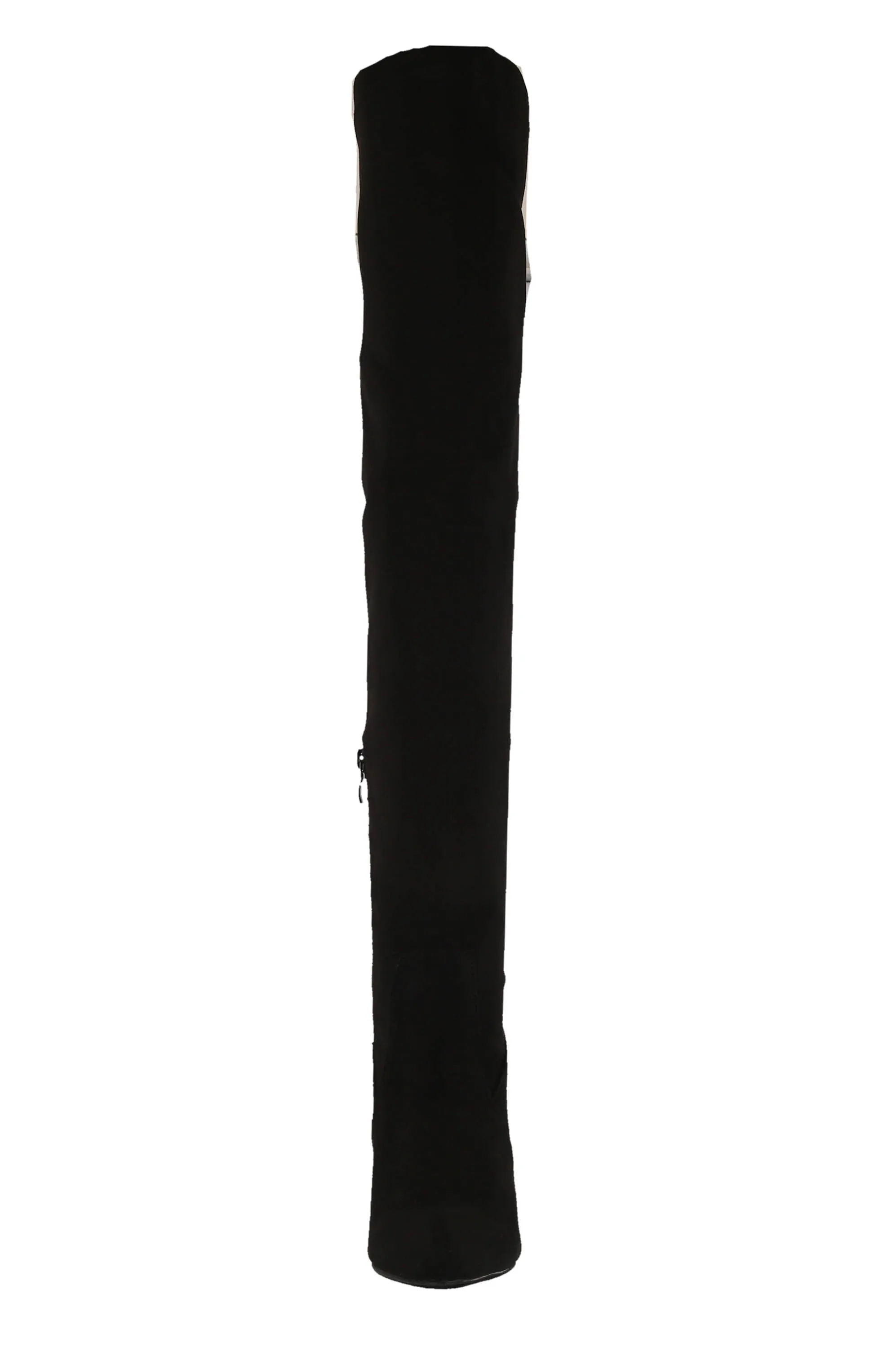WOMAN'S SHOES BLACK SUEDE BOOTS PARIS-1