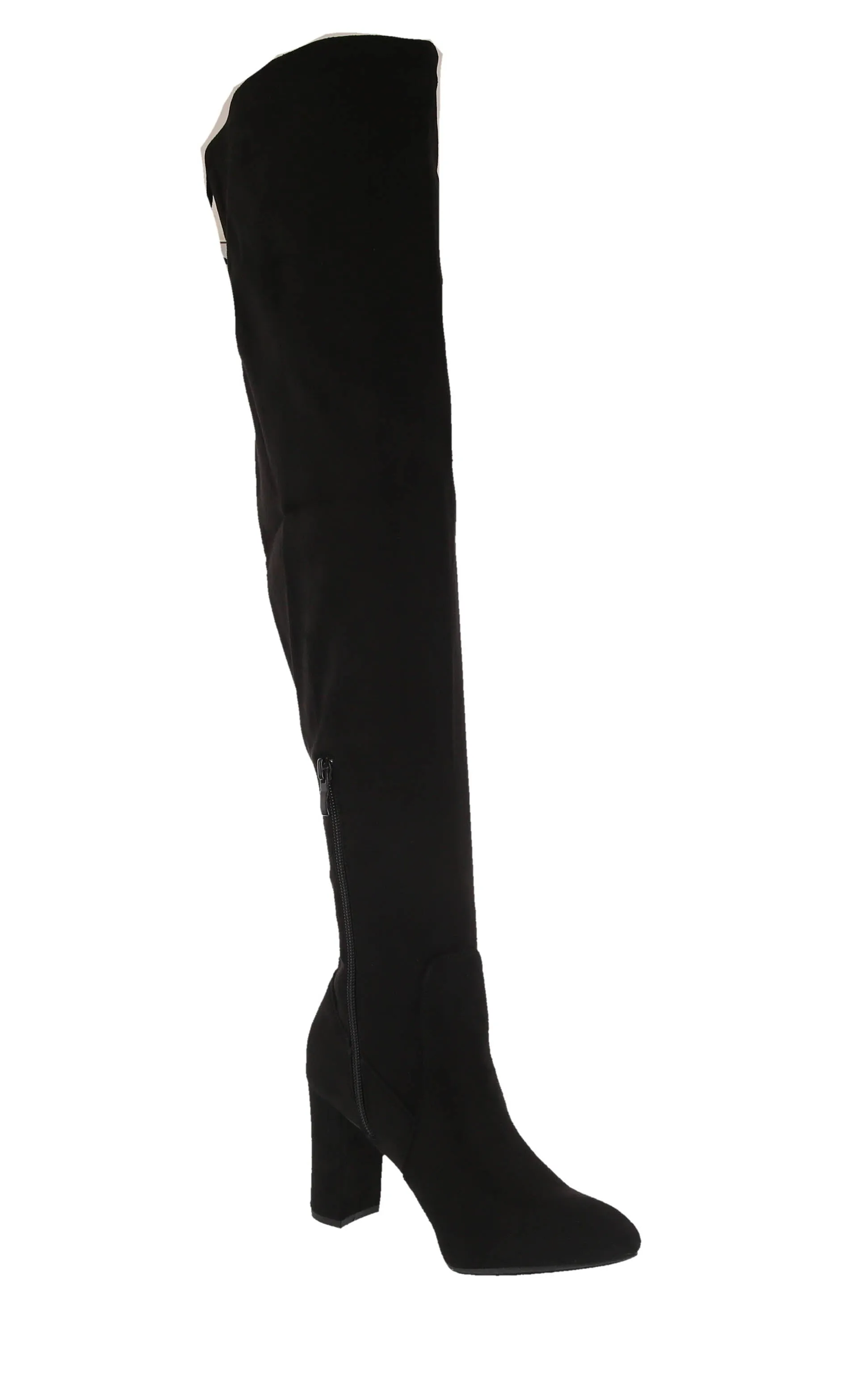 WOMAN'S SHOES BLACK SUEDE BOOTS PARIS-1