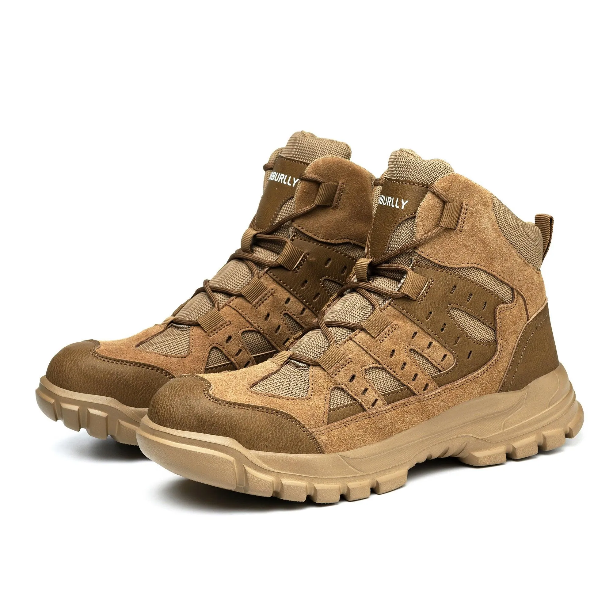 Women's Steel Toe Hiker Work Boots - Shock Absorbing | B287